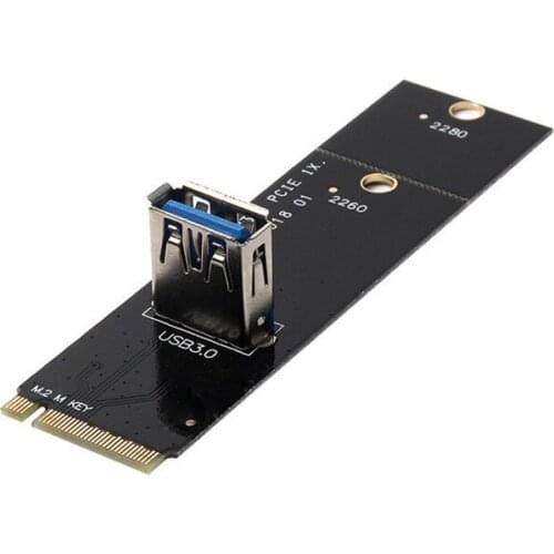 NGFF M.2 to USB3.0 Converter Adapter Graphic card Extender Card PCI-E Transfer X16 Riser NGFF Slot Mining M.2 Card m2 Card
