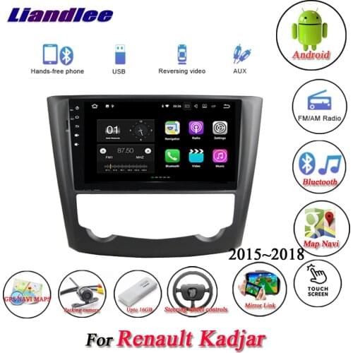 Car Android Multimedia System For Renault Kadjar 2015-2018 Radio Viedo GPS Navigation Screen