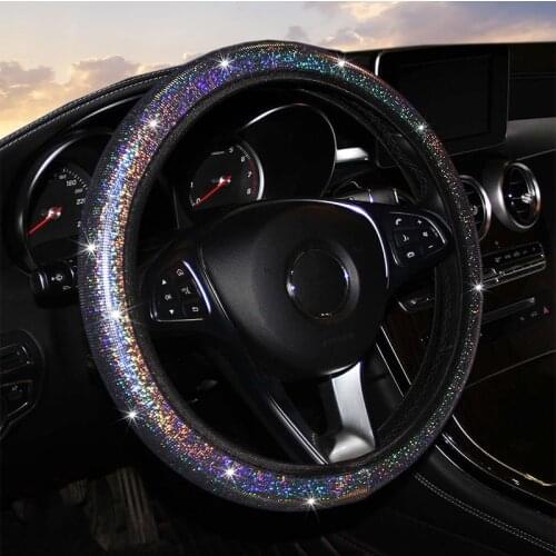 AUTOYOUTH D type Car Steering-wheel Cover For Girl Without inner O type For RENAULT-SANDERO For TOYOTA-RAV For TOUAREG for POLO