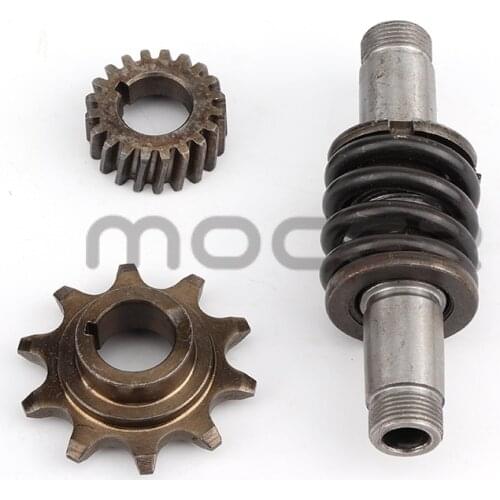 Black Clutch Shaft & Drive Sprocket & Push Bike Gear Metal Fit For 66cc 80cc 2Stroke Motorized Bike Engine