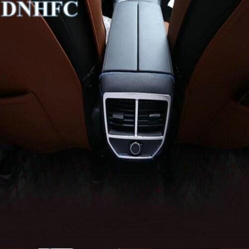 DNHFC Car Rear Air Conditioner Outlet Decoration Cover Car Styling for Peugeot 5008 3008 GT 2017 Accessories