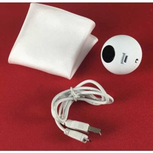 Electric Silk To Ball - Quick Speed (White/Red Available) Magic Tricks Stage Vanishing Accessories Comedy Illusions Mentalism