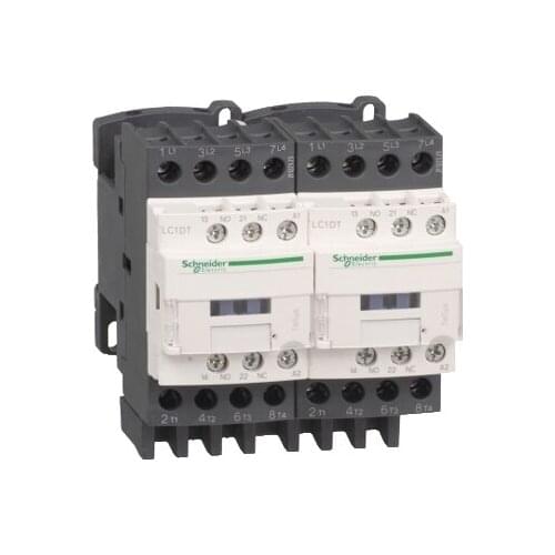 LC2DT326M7 (LC1DT32M7C*2+ LAD9V2*1) TeSys D changeover contactor - 4P(4 NO) - AC-1