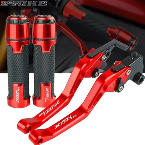 Motorcycle CNC Extenable Brake Clutch Lever Handlebar Knobs Handle Hand Grips For Honda XADV750 XADV 750 2017 2018 2019 2020
