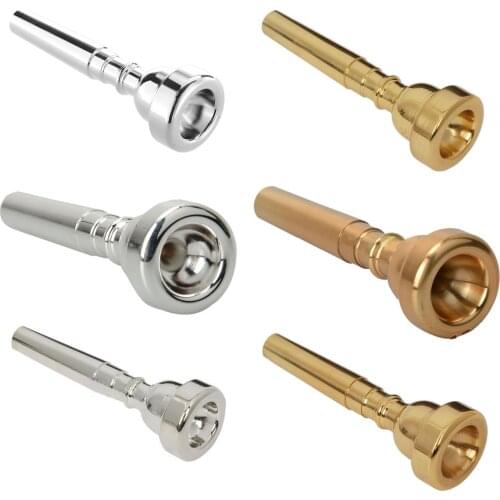 Trumpet Mouthpiece for Bach 7C Size Silver Plated