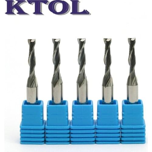 6*4*22MM 2 Flutes Carbide CNC End Mill Milling Bit Set 5pcs/lot CNC Router Bits Woodworking Cutter Grooving Engraving Tools