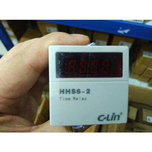New version HHS6N-2 replace C-Lin HHS6-2 DH48S-2Z Time Relay AC380V AC220V 24v 12v 110v