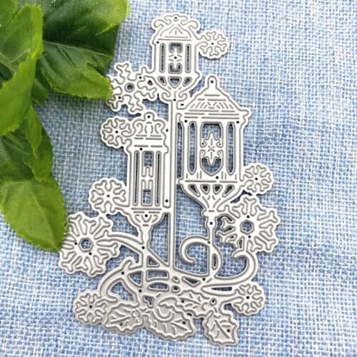 2021 New Lantern Snowflake DIY Handicrafts Cutting Dies Metal Cutting Stencils for stamp