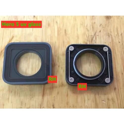 NEW Original Black For GoPro Hero 5 Lens Cover Zoom Glass UV Hero5 Action Video Camera Repair Part