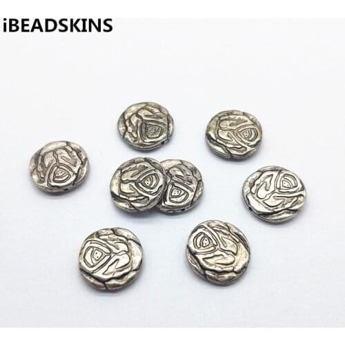 New arrival! 16mm 400pcs CCB Rhodium color Flower coin shape beads for Earrings parts,hand Made Earrings Findings Jewelry DIY