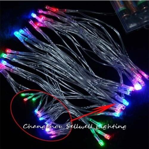 GREAT!Wedding celebration product guide decoration LED star 5m coloured battery lamp H241