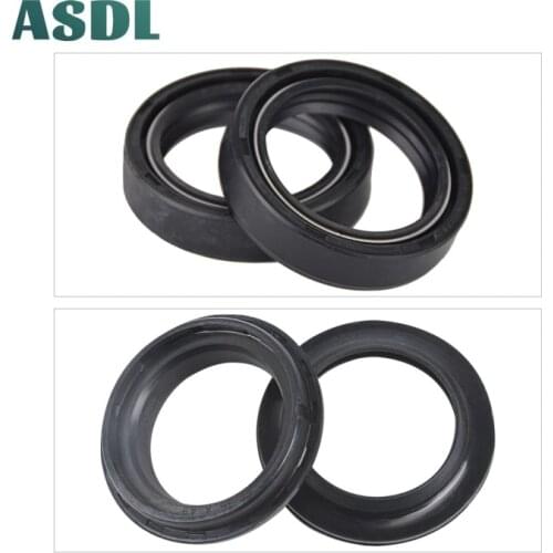 Motorcycle Front Fork Dust Seal and Oil Seal for Kawasaki EL 250 EX 250 500 Ninja 250 EN450A KZ550 KZ750 for Yamaha XJ750R XV535