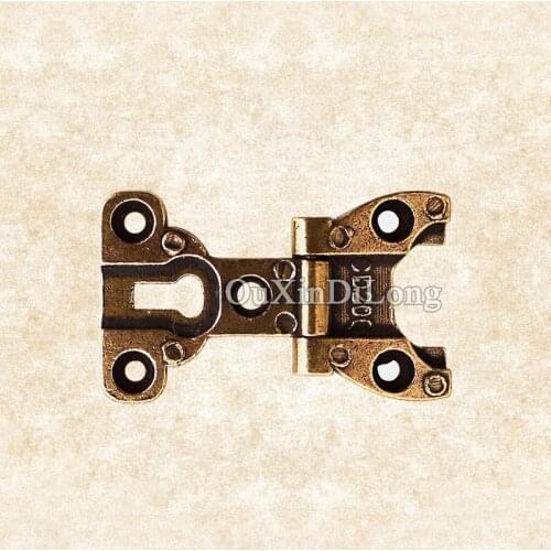 Retro Vintage 4PCS European Antique Metal Furniture Hinges Cupboard Drawer Kitchen Cabinet Hinges