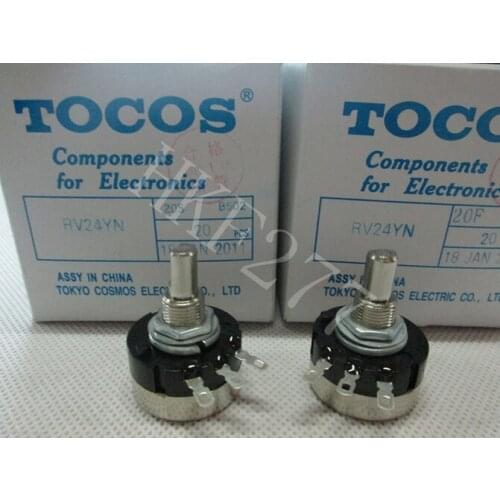 RV24YN20S B101 B201 B501 B102 B202 B502 B103 B203 B503 B104 B204 B504 B105 Carbon film potentiometer