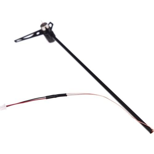 K110 Tail Motor with Tail Tube and Wire K110-008 Tail Motor Set Parts for Wltoys XK K110 RC Helicopter