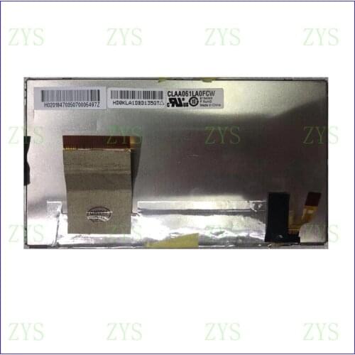 ZhiYuSun LCD CLAA061LA0ACW Original 6inch pulgadas pantalla para el coche GPS