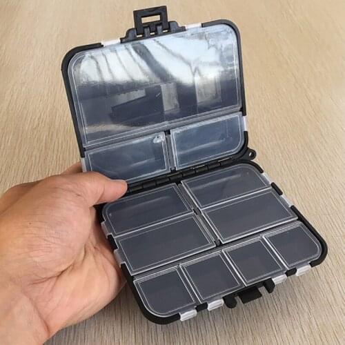 16 Compartments Storage Case Fishing Tool Lure Spoon Hook Bait Fishing Box Fishing Tackle Case Holder Accessories Pesca