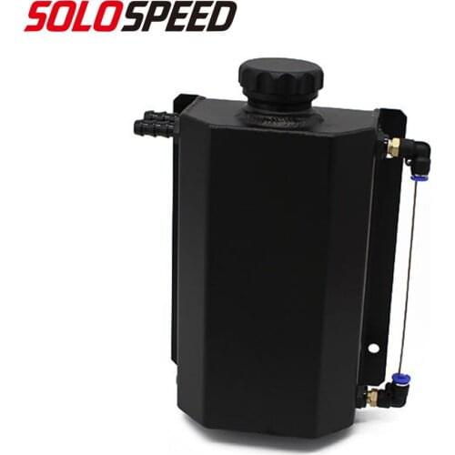 2L Oil Can Universal Aluminum Car Oil Catch Tank Reservoir Tank Fuel Tank