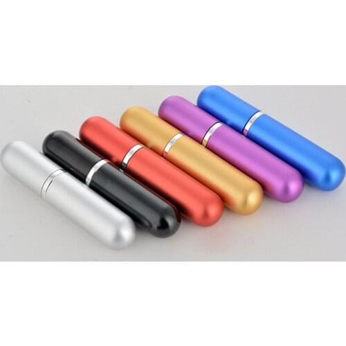 5ml Refillable Portable Mini perfume bottle &Traveler Aluminum Spray Atomizer Empty Perfume bottle