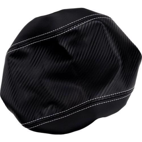 Beler PU Leather Front Center Console Armrest Cover Fit for Honda Civic 2006 2007 2008 2009 2010 2011 Carbon Fiber Style