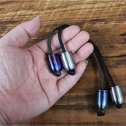 EDC Titanium Alloy Begleri Fidget Toy Worry Beads Finger Skill Paracord Stress