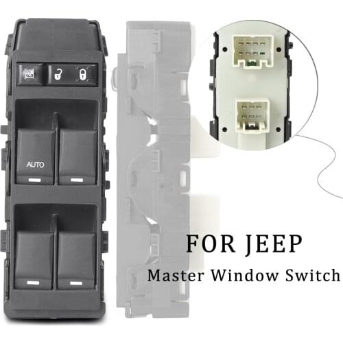Power Window Master Switch Driver Auto Up/Down Control For Jeep Compass Grand Cherokee Patriot /For Chrysler 300 Sebring & Dodge