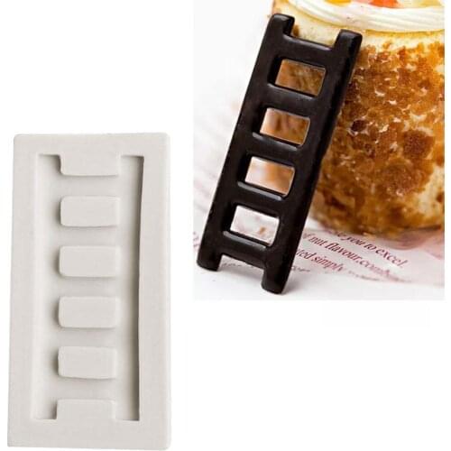 Small Ladder Silicone Molds Cake and Cupcake Border Cake Decorating Moulds Chocolate Mould Kitchen Tools Bakeware Fondant Y4Q2