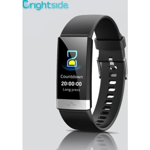 Brightside V19 2020 New Smart Bracelet Color Display Heart Rate Fitness Tracker Waterproof Sport Smart Wristband for Men Women