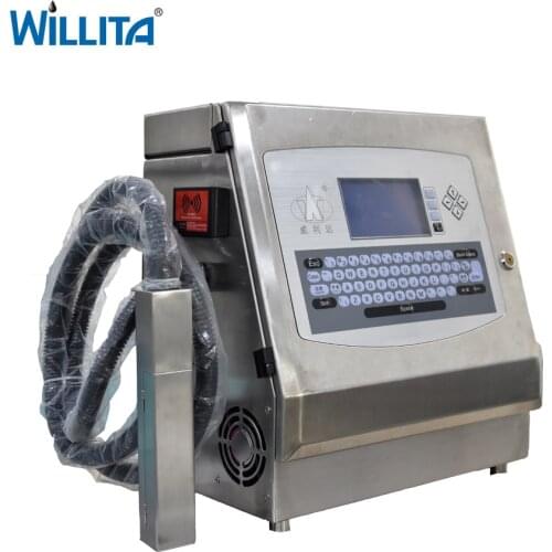 Carton bottle bar code expiry date manufacturing date industrial continuous ink jet printer