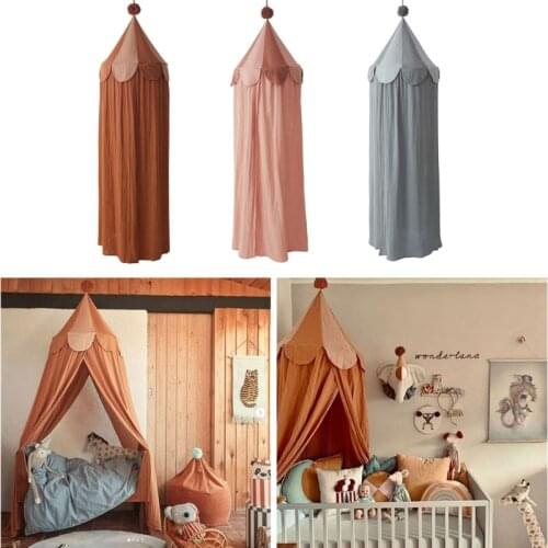 Anti Mosquito Cotton Baby Canopy Mosquito Net Princess Bed Canopy Girls Room Decoration Bed Canopy Pest Control Reject Net
