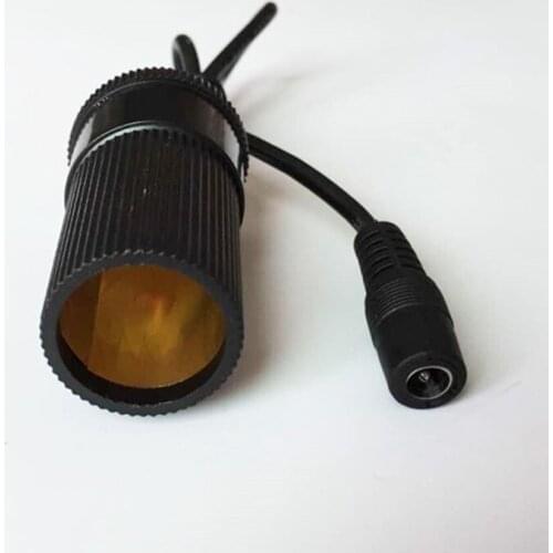 Cigarette Lighter Socket to DC5.5*2.1 Plug 3A/2464/22AWG Copper Cord Power Cable for Car Refrigerator Air purifier GPS Navigator