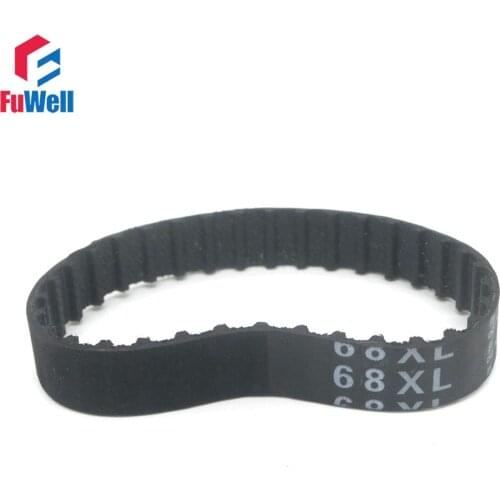 XL Timing Belt 60/64/68/70/72/74/76/78/80/82/84XL Rubber Timing Pulley Belt 10mm Width Closed Loop Toothed Transmisson Belt