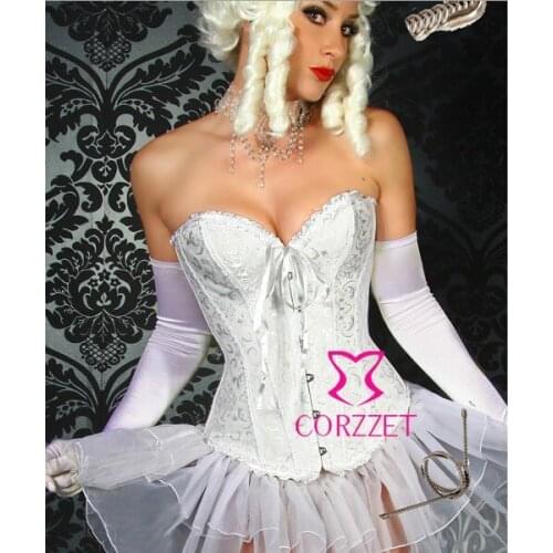 Sexy Pleated Trim Steel Boned Corset Bridal Corset & Bustier Fashion Women Waist Slimming Corsets
