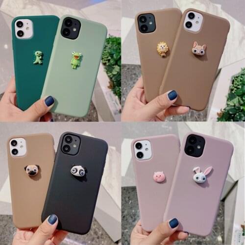 3D Cute Cat Silicone Case For Samsung Galaxy Note 20 Ultra 10 Plus Note 10 Lite Soft TPU Phone Cases For Galaxy Note 9 8 Cover