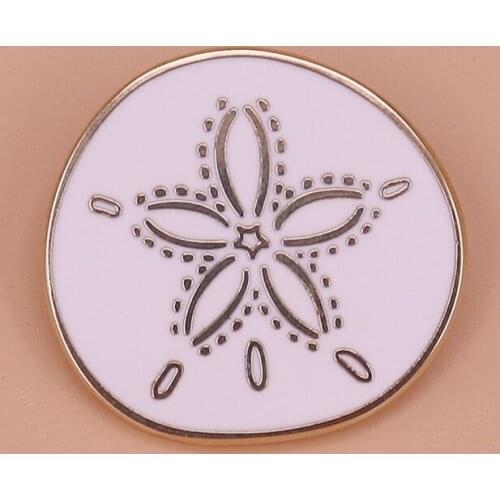 Cute Ocean Metal Brooches Badges Tie