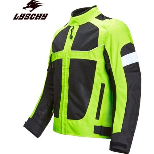 Motorcycle Jacket Reflective Chaqueta Moto Jaqueta Hombre Motociclista Breathable with Protector Armor Shoulder Elbow Back