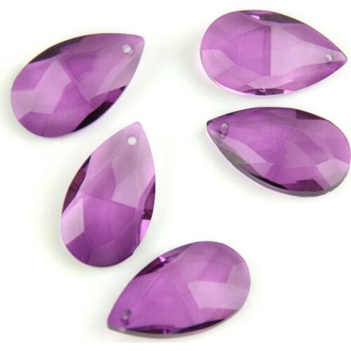 Dark Purple 38mm/50mm/63mm/76mm Chandelier Glass Spare Parts Pendent Crystal Chandelier Lighting Decoration