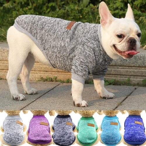 Warm Dogs Clothes Puppy Jacket 2021 Classic Pet Outfit Cat Sweater Winter Coat Clothing For Small Dogs Rabbits Chihuahua XS-XXL