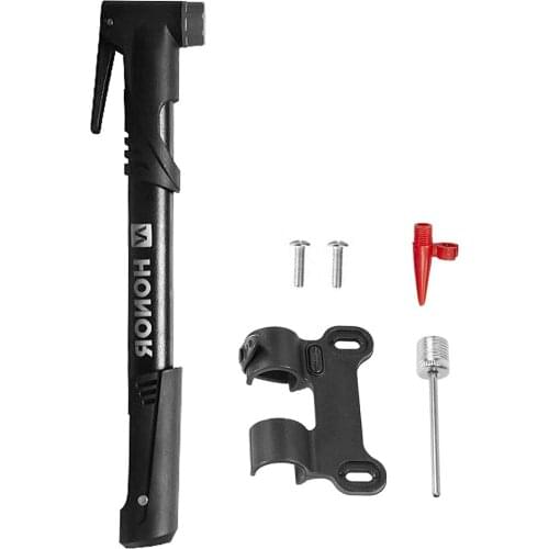 Bike Pump 100PSI Bike Air Pump Schrader Valves Tire Tube Inflator with Multifunction Ball Needle Cycling Air Inflator