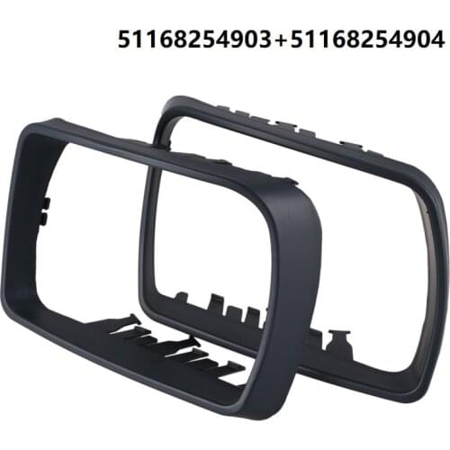 2PCS ABS Car Door Mirror Cover Cap Trim Ring For BMW E53 X5 2000-2006 Car Side Mirror Cover Trim 51168254903+51168254904