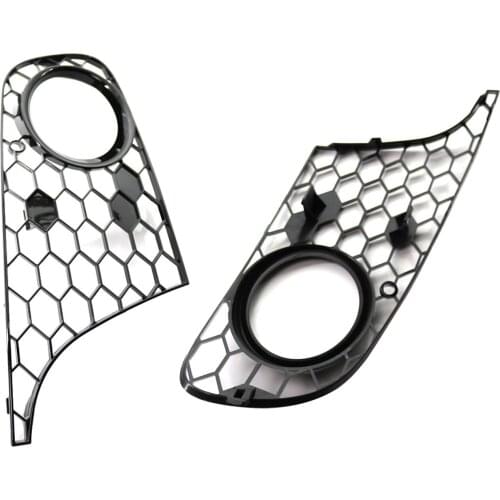 2 Piece Lower Fog Light Grille Grill Replaces fits for VW Golf 6 09-13, Durable