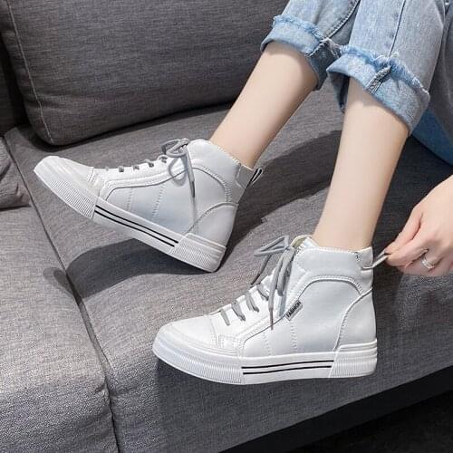 2021 Womens Sports Shoes Fashion Womens Sneakers Ladies High Top Shoes Casual Shoes Flat Shoes Walking Shoes Womens Adult