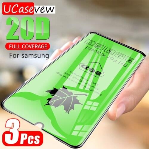 3Pcs 20D Full Coverage Tempered Glass For Samsung Galaxy Note 20 10 S10 Lite 2020 Premium Screen Protector Protective Film