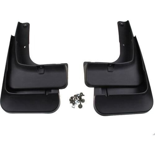Car Splash Guard Mud Flaps Front Rear Mudguard fit For 2016 Mitsubishi Outlander Black 4PC
