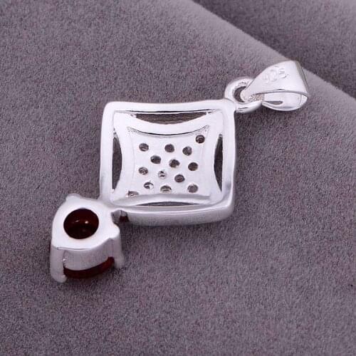 AN909 Trendy wholesale r Necklace r fashion jewelry pendant Lozenge pendant /chuakzba cnualfbar plated