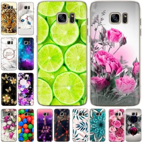 For Samsung Galaxy S6 edge case Flower TPU Cover for Samsung Galaxy S6 Case for Samsung S6 G920F i9600 Cover Silicone Fundas