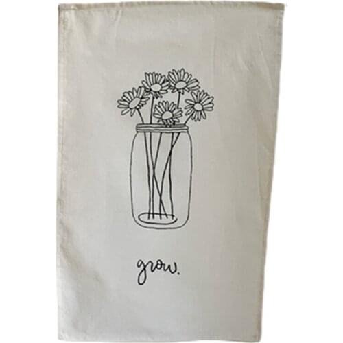 Retro Minimalist Illustration Wall Hanging Tapestry Bedroom Background Decorate