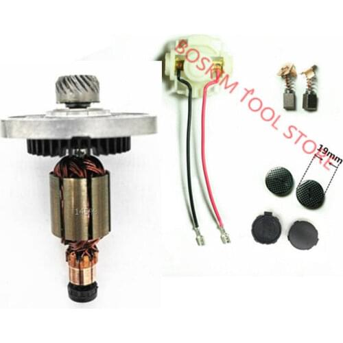 BRUSH HOLDER+CAPS+COVER+BRUSHES+ARMATURE for MAKITA CB430 BGA450 BGA452 DGA452 DGA452RMJ DGA452SFE DGA452FE3 DGA452RFE