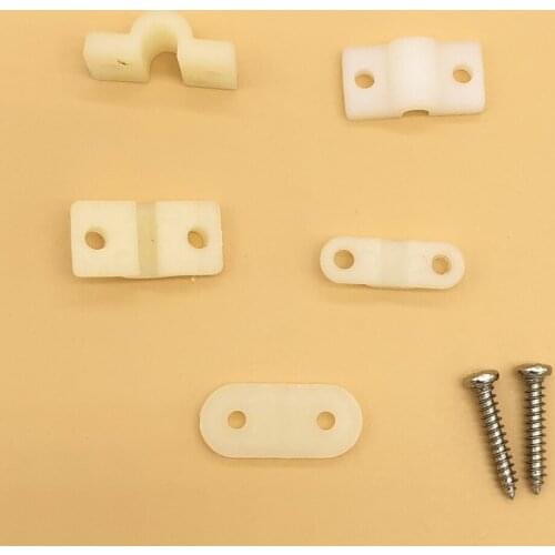 DIY RC Hobby Accessories Plastic Plate Landing Gear Fastener Flat or Arched Optional with Screw Freeshipping