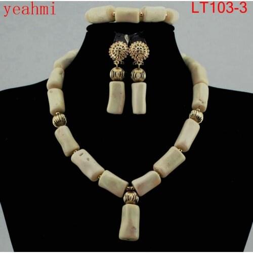 Fantastic Dubai Gold Bridal Statement Necklace Set Red African Jewelry Sets Crystal Beads Wedding Jewelry Free Shipping LT103-1